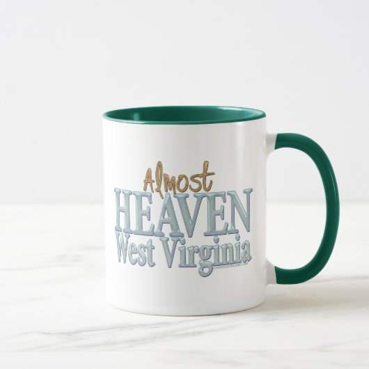 Mug Presque ciel Virginia_1 occidental (Droite)