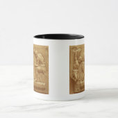 Mug Pressant les raisins (marbre) (Centre)