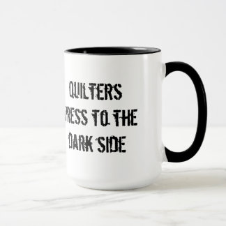 Mug Presse de Quilters au côté en noir