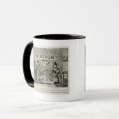 Mug Presse typographique française, 1642 (gravure) (Devant gauche)