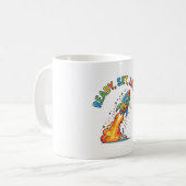 Mug Prêt à apprendre Fusée Retour à l'école (Devant gauche)