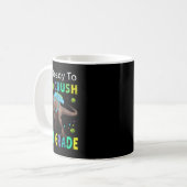 Mug Prêt à écraser le dinosaure Rex de 5e année T Reto (Devant gauche)