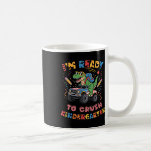Mug Prêt à écraser les garçons de camion monstre de ma
