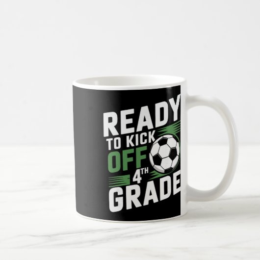 Mug Prêt à lancer la 4e année Premier jour d'école Bo (Droite)
