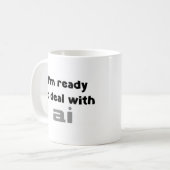 Mug prêt à traiter avec l'ia (Devant gauche)