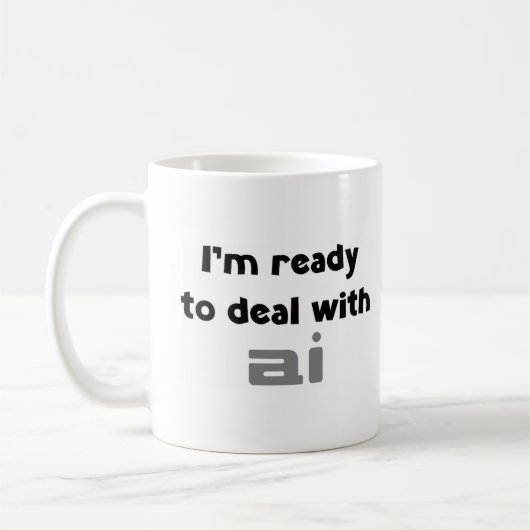 Mug prêt à traiter avec l'ia (Gauche)