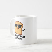Mug Prêt Pour L'Action Pain Fantaisie Pun (Devant gauche)