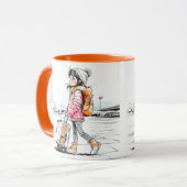 Mug Prêt pour l'aventure (Devant gauche)
