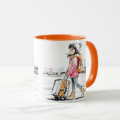 Mug Prêt pour l'aventure (Devant droit)