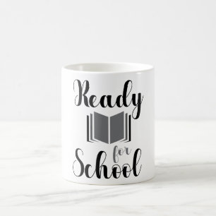 Mug Prêt Pour Le Devis De Livre Scolaire