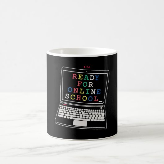 Mug Prêt pour l'école en ligne (Centre)
