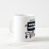 Mug Prêt pour l'enseignement virtuel (Devant gauche)