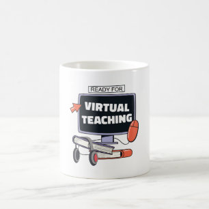 Mug Prêt pour l'enseignement virtuel