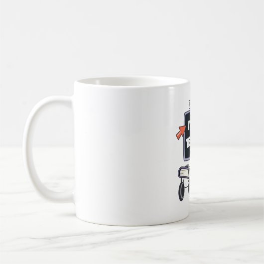 Mug Prêt pour l'enseignement virtuel (Gauche)