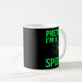 Mug Pretend I’m A Sder Shirt, Funny Halloween Skeleton (Devant droit)