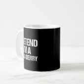 Mug Pretend I'm A Blackberry Funny Lazy Halloween Cost (Devant gauche)