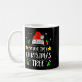 Mug Pretend I'm A Christmas Tree Funny Christmas Costu (Gauche)