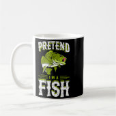 Mug Pretend I'm A Fish B Funny Cute Lazy Halloween Cos (Gauche)