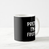 Mug Pretend I'm A Fruit Bat Matching Costume Lazy Easy (Devant droit)
