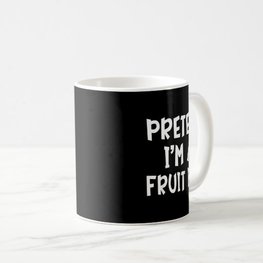 Mug Pretend I'm A Fruit Bat Matching Costume Lazy Easy (Devant droit)