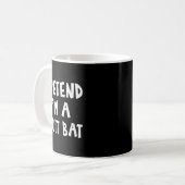 Mug Pretend I'm A Fruit Bat Matching Costume Lazy Easy (Devant gauche)