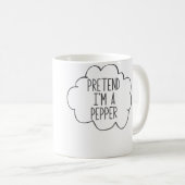 Mug Pretend I'M A Hot Pepper Halloween Pretend Pepper (Devant droit)