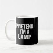 Mug Pretend I'm A Lamp Family Group Lazy Easy Hallowee (Gauche)