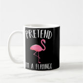 Mug Pretend I'm A Nk Flamingo Funny Halloween Costume (Gauche)