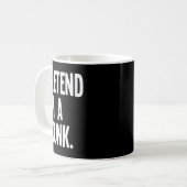 Mug Pretend I'm A Skunk Funny Halloween Party Costume (Devant gauche)