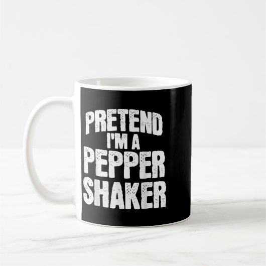 Mug Pretend I'm Pepper Shaker Funny Matching Halloween (Gauche)