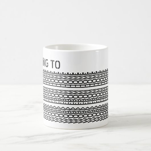 Mug Pretending To Work From Home Custom Hidden Message (Centre)