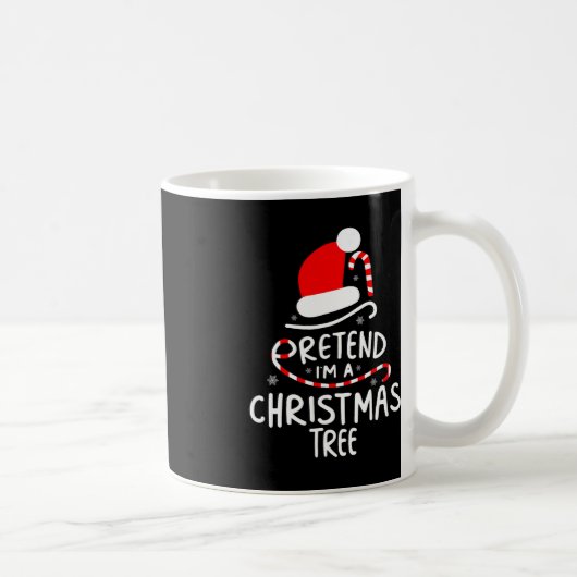 Mug Prétendre que je suis un arbre de Noël Fun Costume (Droite)