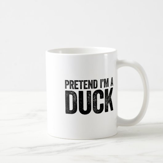 Mug Prétendre que je suis un canard jumelé enfants can (Droite)