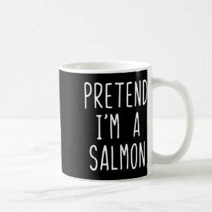 Mug Prétendre que je suis un costume Saumon Halloween 
