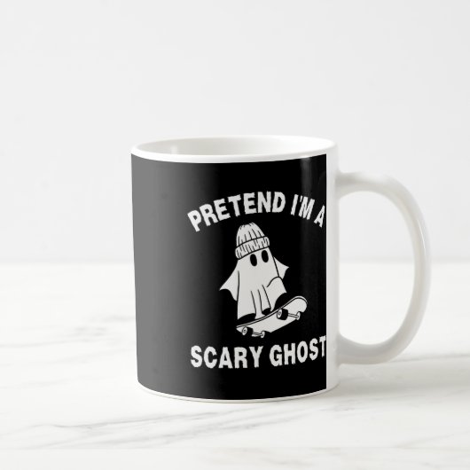 Mug Prétendre que je suis un fantôme effrayant Costume (Droite)