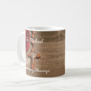 Mug Prêtre 45ème anniversaire de l'Ordination Rose et 