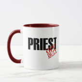 Mug Prêtre QUI N'EST PAS DE SERVICE (Gauche)