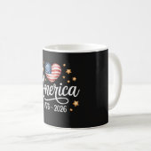Mug Pretty Flag Heart 1776-2026 July 4th 250th (Devant droit)