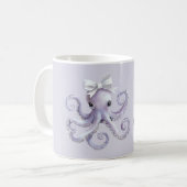 Mug Pretty Girly Purple Octopus (Devant gauche)