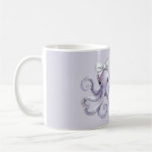 Mug Pretty Girly Purple Octopus (Gauche)