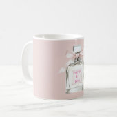 Mug Pretty in Pink Blush Bow Perfume Bottle (Devant gauche)