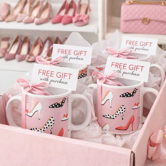 Mug Pretty in Pink High Heel 