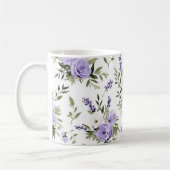 Mug Pretty Lavender Flowers (Gauche)