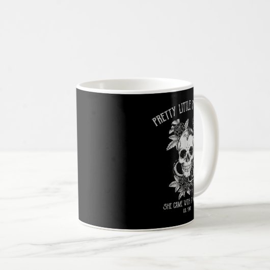 Mug Pretty Little Ison She Came With A Warning  (Devant droit)
