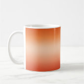Mug Pretty Ombre Hot Summer Orange & Apricot Gradient (Gauche)