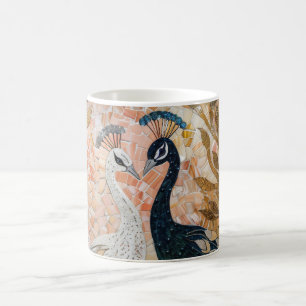 Mug Pretty Peacocks Gold Glam