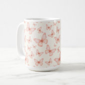 Mug Pretty pink butterflies (Devant gauche)