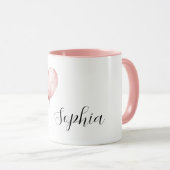 Mug Pretty Pink Heart Balloon (Devant droit)
