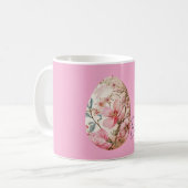 Mug Pretty Pink Spring Flowers Easter Egg (Devant gauche)