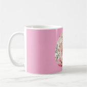 Mug Pretty Pink Spring Flowers Easter Egg (Gauche)